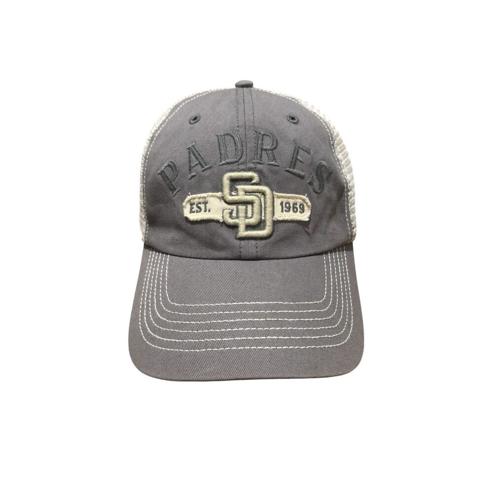 ‘47 San Diego Padres Gray Hat Adjustable Strapback SD Logo